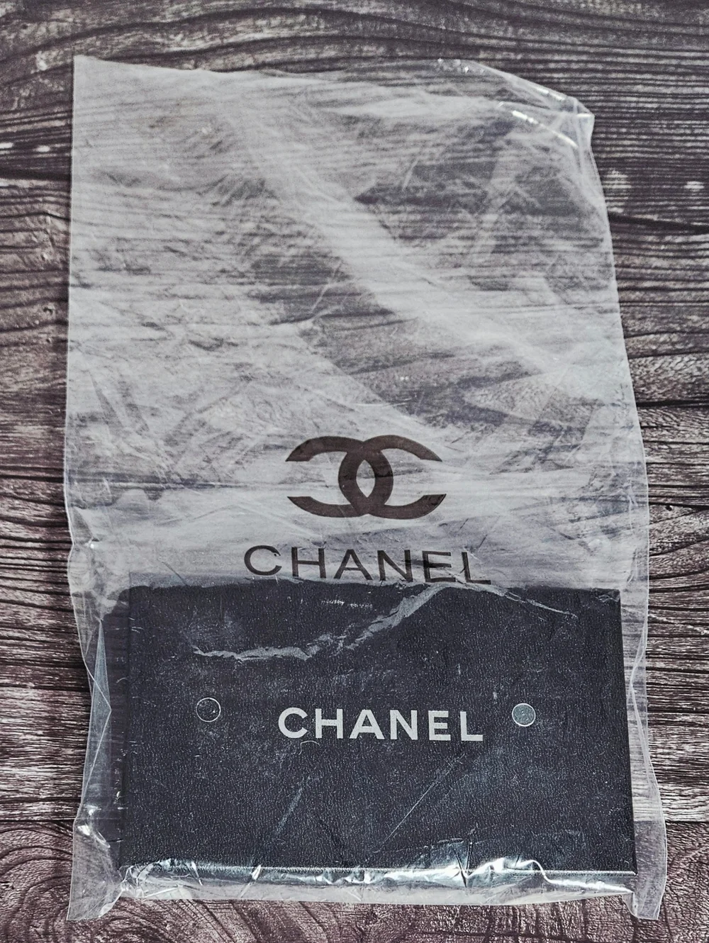 NEW Chanel Black Gift Box Set Foam Insert Booklet Bag Jewelry Wallet Storage